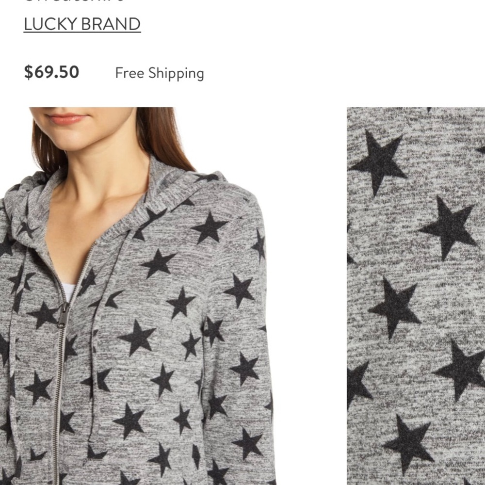 Lucky Brand Hoodie. Brand new.